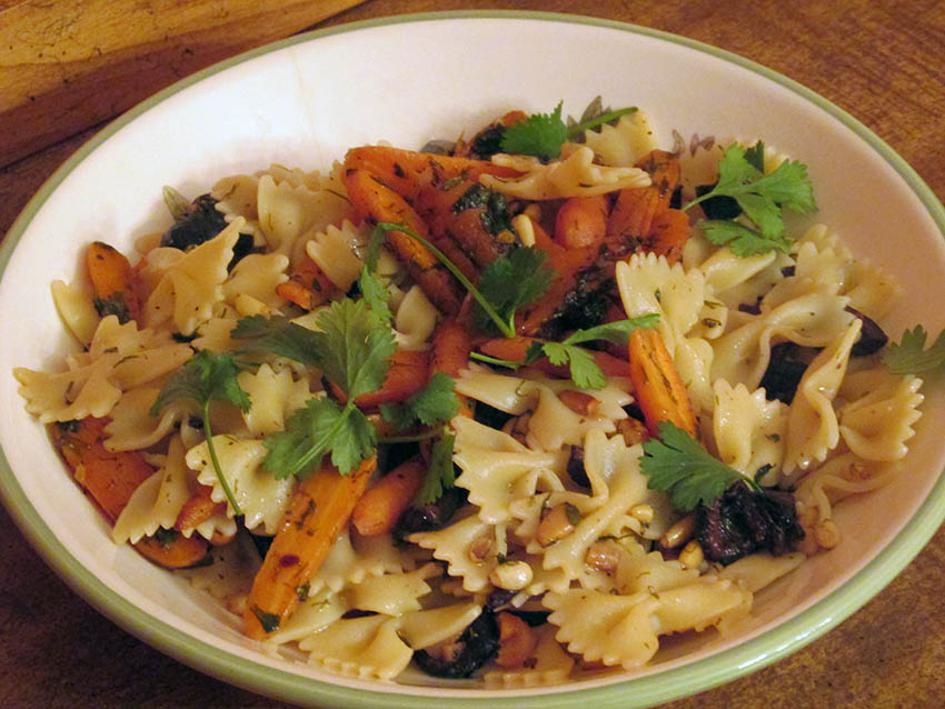 Farfalle with Carrots