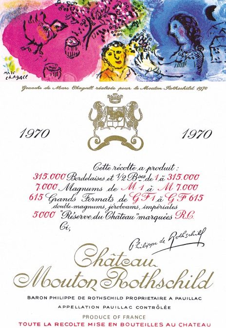 Château Mouton Rothschild Artist Wine Labels
